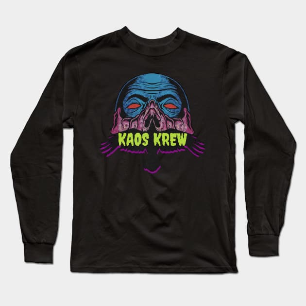 Kaos Krew Long Sleeve T-Shirt by kaoticartworks